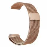 Gpack Amazfit Pace 46 mm Çıtçıtlı Hasır Metal Örgülü KRD 45 Bronz Kordon
