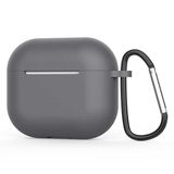 Gpack Apple AirPods 3. Nesil Mat Kancalı Silikon A11 Siyah Kulaklık Kılıfı