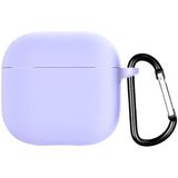 Gpack Apple Airpods 4 Uyumlu Kılıf İçi Kadife Silikon SF21 (Lila)