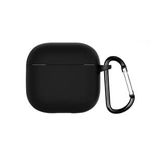 Gpack Apple Airpods 4 Uyumlu Kılıf İçi Kadife Silikon SF21 (Siyah)