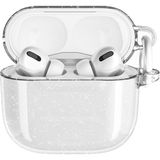 Gpack Apple Airpods 4 Uyumlu Kılıf Parlayan Simli Transparan Airbag 32 Şeffaf