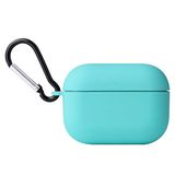 Gpack Apple AirPods Pro Mat Kancalı Silikon A11 Turkuaz Kılıf