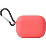 Gpack Apple AirPods Pro Mat Kancalı Silikon A11 Turuncu Kulaklık Kılıfı