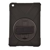 Gpack Apple iPad 9.7 2017 Kılıf Defender Tablet Tank Koruma Standlı Df1 Siyah