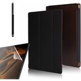 Gpack Apple iPad 9.7 2018 6.nesil Kılıf Smart Cover Kapaklı Standlı Uyku Modlu SM11 + Nano + Kalem Siyah