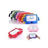 Gpack Apple iPad Mini 2 3 ile Uyumlu Çocuklar İçin Tutacaklı Silikon Kılıf, Mavi