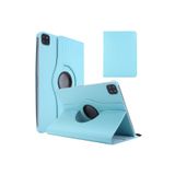 Gpack Apple iPad Pro 11 2020 ile Uyumlu Kapaklı Standlı 360 Dönebilen Tablet Kılıfı, Mavi