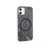 Gpack Apple İphone 11 Kilif Kenarlari Tirtikli Firca Boya Desenli Magsafeli Palet Kapak