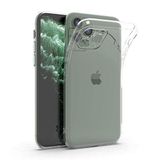 Gpack Apple Iphone 11 Pro Max Şeffaf Renksiz Kamera Korumalı Silikon Cep Telefonu Kılıfı