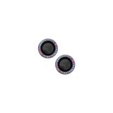 Gpack Apple iPhone 14 Plus ile Uyumlu Kamera Lens Koruyucu, Taşlı Metal, Şeffaf