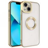 Gpack Apple iPhone 14 Plus Kılıf Logo Gösteren Kamera Korumalı Silikon