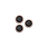 Gpack Apple iPhone 14 Pro ile Uyumlu Kamera Lens Koruyucu, Taşlı Metal, Pembe