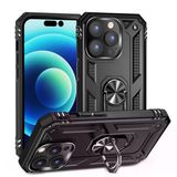 Gpack Apple İphone 14 Pro Kilif Vega Sert Silikon Tank Standli Yuzuklu Miknatislinano