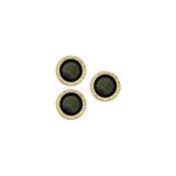 Gpack Apple iPhone 14 Pro Max ile Uyumlu Kamera Lens Koruyucu, Taşlı Metal, Gold