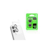 Gpack Apple iPhone 16 ile Uyumlu Kamera Lens Koruyucu, Metal, Gümüş