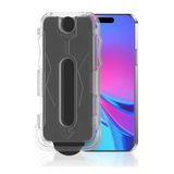 Gpack Apple İphone 16 Pro Max Ekran Koruyucu Hayalet Cam Kolay Kurulum 5D Magic Privacy Glass Şeffaf