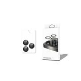 Gpack Apple iPhone 16 Pro Max ile Uyumlu Kamera Koruyucu Safir Cam Anti-Reflective CL12, Siyah