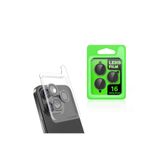 Gpack Apple iPhone 16 Pro Max ile Uyumlu Kamera Lens Koruyucu, Metal, Siyah