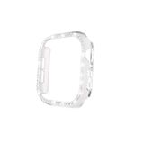Gpack Apple Watch 10 42mm ile Uyumlu Kasa Koruyucu, Taşlı Gard 05, Şeffaf
