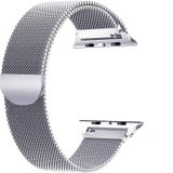 Gpack Apple Watch 44 mm Kılıf Metal Kayış Gümüş Kordon