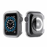 Gpack Apple Watch 6 40 mm Önü Arkası Açık Renkli Silikon Renksiz Kordon