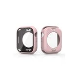 Gpack Apple Watch SE 2 2022 44mm Kasa ve Ekran 360 Derece Koruma Sert Silikon