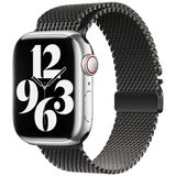 Gpack Apple Watch Se 2 2022 44Mm Kordon Metal Tokalı Kalın Yeni Tip Hasır Krd121