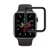 Gpack Apple Watch SE 44 mm Full Glue Gard Renkli Siyah Ekran Koruyucu