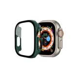 Gpack Apple Watch Ultra 49mm ile Uyumlu Ekran Koruyucu, Full Glue, Sert, Koyu Yeşil