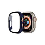 Gpack Apple Watch Ultra 49mm ile Uyumlu Ekran Koruyucu, Full Glue, Sert, Lacivert