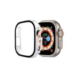 Gpack Apple Watch Ultra 49mm ile Uyumlu Ekran Koruyucu, Full Glue, Sert, Renksiz