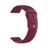 Gpack Bix Watch Sw-02 Mat Düz Renkli Silikon Mürdüm Kordon