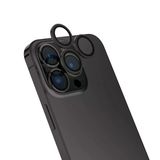 Gpack CL13 Siyah Safir Cam Metal A Kalite İnce Slim Apple iPhone 15 Pro Max Kamera Koruyucu