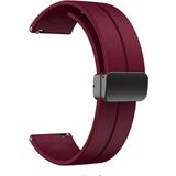 Gpack Garmin Instinct 2 Kordon Kayış D-Buckle Mıknatıslı Silikon 22/jku Mürdüm