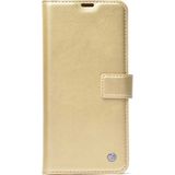 Gpack General Mobile GM 20 Kar Delux Cüzdan Kartvizitli Kopçalı Gold Kılıf