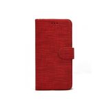 Gpack General Mobile GM 20 Pro ile Uyumlu Kartvizitli Exclusive Spor Cüzdan Kılıf, Kırmızı