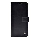 GPACK General Mobile GM 22 Plus ile uyumlu Kılıf Kar Delüx Cüzdan Kartvizitli Standlı Kopçalı, Siyah