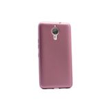 Gpack General Mobile GM5 Plus ile Uyumlu Premier Silikon Kılıf, Mat, Bronz, Ekran Koruyucu Dahil