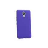 Gpack General Mobile GM5 Plus Premier Silikon Mor Kılıf + Nano Glass Koruyucu