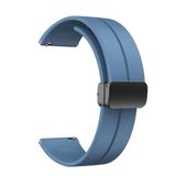 GPACK Havit M9024 ile uyumlu Kordon Kayış d-buckle Mıknatıslı Silikon 20/jku, Mavi