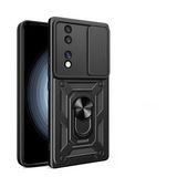 Gpack Honor 70 Kılıf Pars Sürgülü Vega Yüzüklü Sert Silikon