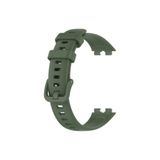 Gpack Huawei Band 8 KRD 11 Koyu Yeşil Mat Klasik Silikon Ayarlanabilir Kordon