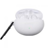 Gpack Huawei FreeBuds 4i Mat Kancalı Silikon Sf10 Beyaz Kılıf