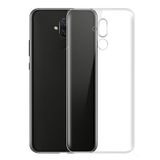 Gpack Huawei Mate 20 Lite Süper Silikon Arka Koruma Nano Glass Şeffaf Kılıf