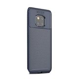Gpack Huawei Mate 20 Pro Lacivert Negro Karbon Dizayn Silikon Kılıf