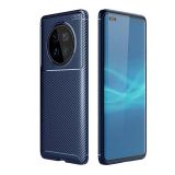 Gpack Huawei Mate 40 Pro Negro Karbon Dizayn Silikon Lacivert Kılıf