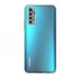 Gpack Huawei P Smart 2021 Kılıf Kamera Korumalı Silikon Renksiz
