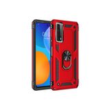 Gpack Huawei P Smart 2021 Kılıf Vega Yüzüklü Standlı Darbe Korumalı