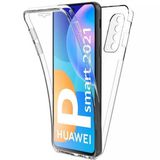 Gpack Huawei P Smart 2021 Ön Arka Şeffaf Silikon Koruma Kılıf