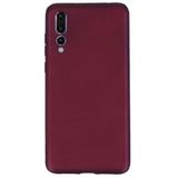 GPACK Huawei P20 Pro ile uyumlu Kılıf Premier Silikon Arka Kapak, Mürdüm